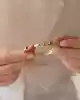 Renkli Taşlı Kelepçe Bileklik