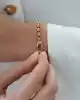 Taş Detaylı Altın Zincir Bileklik