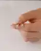Taşlı Altıgen Küpe