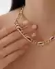 Taşlı Altın Gurmet Zincir