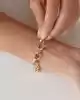 Taşlı Altın Zincir Bileklik