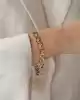 Taşlı Altın Zincir Bileklik