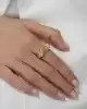 Taşlı Dörtgen Yüzük