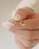 Taşlı Elips Küpe