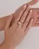 Taşlı Kalp Yüzük