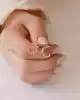 Taşlı Luna Küpe