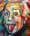 Albert Einstein Sayılarla Boyama Seti Kasnaklı