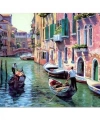 Venedik Kanal Gezisi Sayılarla Boyama Seti Kasnaklı