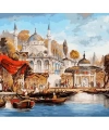 Bir Zamanlar İstanbul Sayılarla Boyama Seti Rulo ( Kasnaksızdır)