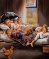Mutlu Aile Sayılarla Boyama Seti Rulo ( Kasnaksızdır)