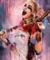 Neşeli Harleyquinn Sayılarla Boyama Seti Rulo ( Kasnaksızdır)