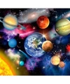 Uzay ve Gezegenler Sayılarla Boyama Seti Rulo ( Kasnaksızdır)