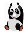 Uykulu Panda Sayılarla Boyama Seti Rulo Duvar Sticker