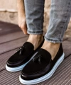 CH002 CBT Loafer Pelle Erkek Ayakkabı SIYAH