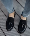 CH002 CST Loafer Pelle Erkek Ayakkabı SIYAH