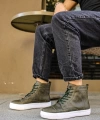 CH029 CBT Vulcanized Lace Up Erkek Bot HAKI