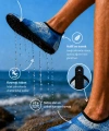 Shoecide Mavi Kübik Desen Kadın Deniz Ayakkabısı – Hafif, Kaydırmaz, Hızlı Kuruyan Aqua Shoes