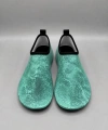 Shoecide Yeşil Dalga Desen Kadın Deniz Ayakkabısı – Hafif, Kaydırmaz, Hızlı Kuruyan Aqua Shoes
