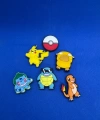 Pokemon Çizgi Film 2 Temalı Charm 6lı Premium İthal Crocs Sandalet terlik Süsleri / Jibbitz