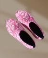 Kaydırmaz Kauçuk Taban Neoprene Pembe Desenli Deniz Ayakkabısı  (36-40), (8 Adet)