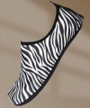 Kaydırmaz Kauçuk Taban Neoprene Zebra Desenli Deniz Ayakkabısı  (36-40), (8 Adet)