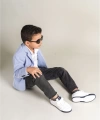 Shoecide 1009 Prime Çocuk Ayakkabı Beyaz - Siyah