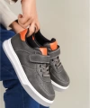 Shoecide 1009 Prime Çocuk Ayakkabı Gri Turuncu