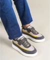 Shoecide 1015 Star-x Çocuk Ayakkabı Gri Beyaz Sarı