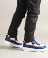 Shoecide 1015 Star-x Çocuk Ayakkabı Mavi Beyaz Turuncu