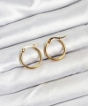 Shoecide 316l Çelik Gold Renk 15 Mm Halka Kadın Küpe