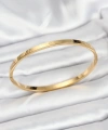 Shoecide 316l Çelik Gold Renk 65 Mm İnce Kadın Kelepçe Bileklik