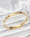 Shoecide 316l Çelik Gold Renk 65 Mm Kadın Kelepçe Bileklik