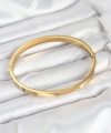 Shoecide 316l Çelik Gold Renk 65 Mm Kadın Kelepçe Bileklik