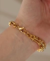 Shoecide 316l Çelik Gold Renk Tiffany Bileklik