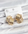 Shoecide 316l Çelik Gold Renk Vintage Kadın Küpe