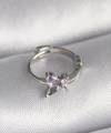 Shoecide 316l Çelik Gümüş Renk Zirkon Taşlı Kelebek Model Tragus Piercing