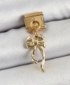Shoecide 316l Çelik Sallantılı Uzun Fiyonk Model Gold Renk Nomination Charm