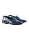 Shoecide Allaturca Mavi Hakiki Deri Klasik Erkek Ayakkabı