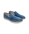 Shoecide Allegro Açık Mavi Hakiki Süet Deri Erkek Loafer Ayakkabı