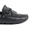 Shoecide Ancrya Siyah Hakiki Deri Deri Erkek Loafer Ayakkabı
