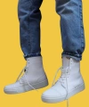 Shoecide Bağcıklı Beyaz Erkek Spor Bot 022