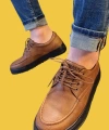 Shoecide Bağcıklı Rahat Yüksek Taban Taba Erkek Günlük Ayakkabı T12 (siyah Taban)