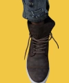 Shoecide Bağcıklı Yüksek Taban Kahverengi Erkek Spor Bot 022