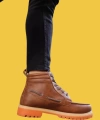 Shoecide Bağcıklı Yüksek Taban Taba Erkek Loafer Bot Ayakkabı B-020