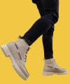 Shoecide Bağcıklı Yüksek Taban Taş Erkek Loafer Bot B-020