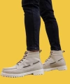 Shoecide Bağcıklı Yüksek Taban Taş Erkek Loafer Bot B-020