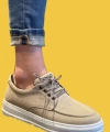 Shoecide Bağcıklı Yüksek Taban Vizon Süet Erkek Günlük Ayakkabı T12