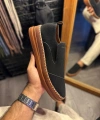 Shoecide Bağcıksız Mevsimlik Süet Ayakkabı 019 Siyah