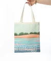 Shoecide Beach Bag Baskılı Bez Çanta