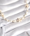 Shoecide Beyaz Deniz Kabuğu Model Beyaz Deniz Yıldız Figür Kadın Kolye